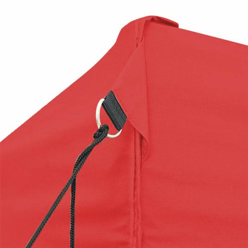 Pavilion pliant 2,9x4,25m-rosu, cu geanta de transport