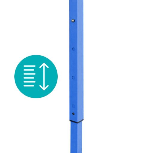 Pavilion pliant 2,9x4,25m-rosu, cu geanta de transport