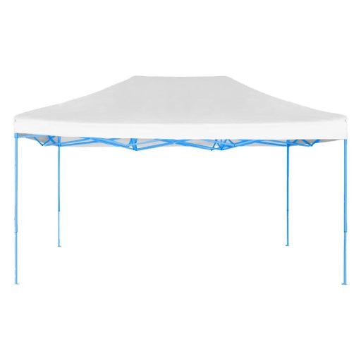 Pavilion pliant 2,9x4,25m-alb, cu geanta de transport