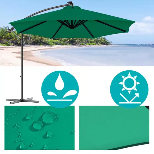 Umbrelă Suspendată 2.7 m, Verde
