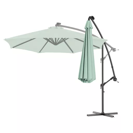 Umbrelă Suspendată, 2.8 m, Verde Deschis