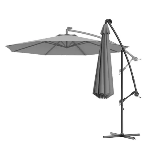 Umbrelă Suspendată 2.8 m, Gri