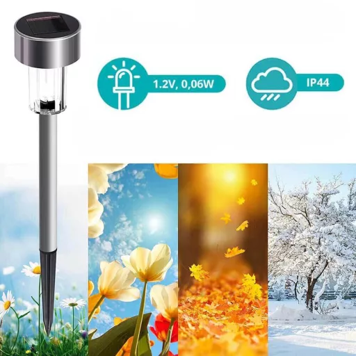 Lampa solara de gradina tip tarus, 10 buc