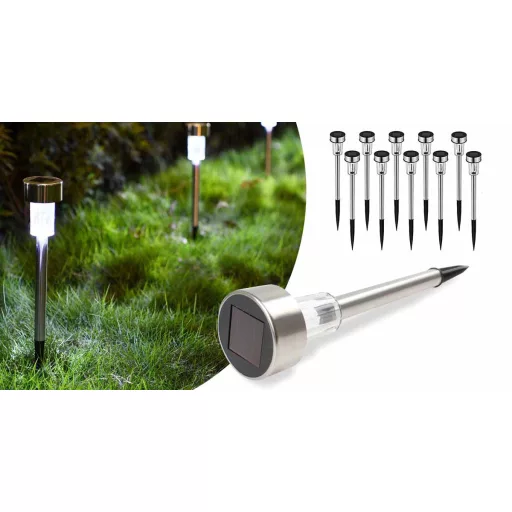 Lampa solara de gradina tip tarus, 10 buc