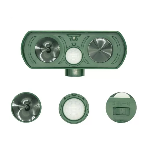 Dispozitiv solar de alarma anti-animale
