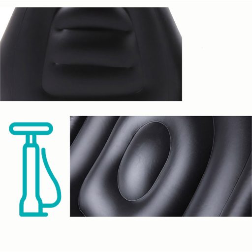 Fotoliu gonflabil cu taburet