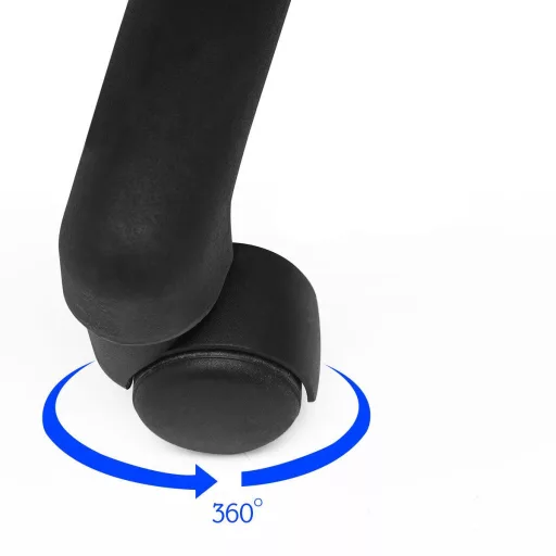 Scaun gamer Basic cu spatar color, Albastru