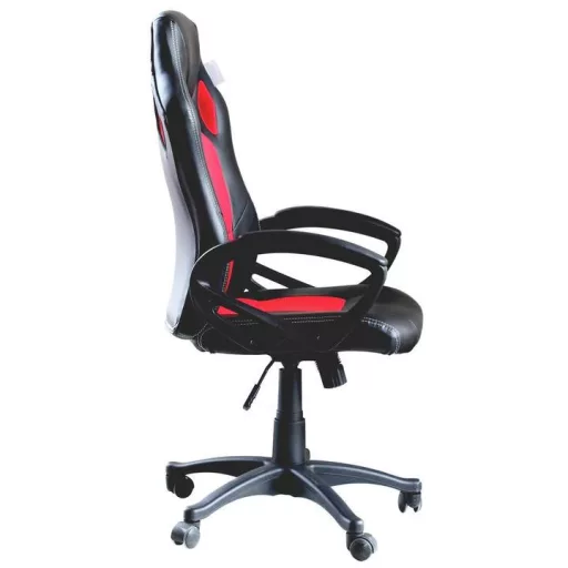 Scaun gamer Basic cu spatar color, Rosu