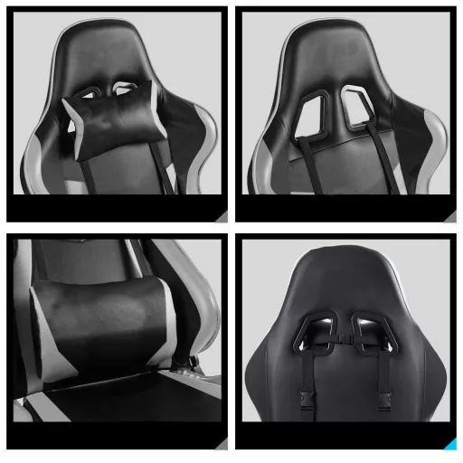 Scaun gamer - pro-gri