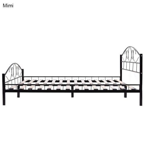 Cadru pat metalic Mimi cu grilaj cadou, in mai multe dimensiuni si culori