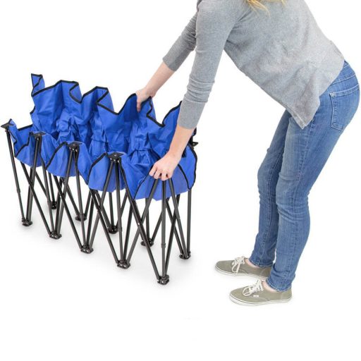 Banca pliabila si portabila cu geanta de transport cadou, pentru 6 persoane