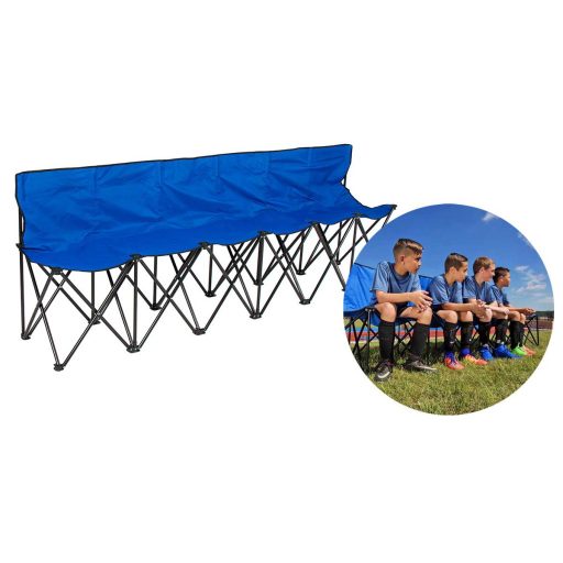 Banca pliabila si portabila cu geanta de transport cadou, pentru 6 persoane