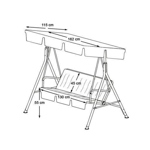 Balansoar, leagan in diferite culori