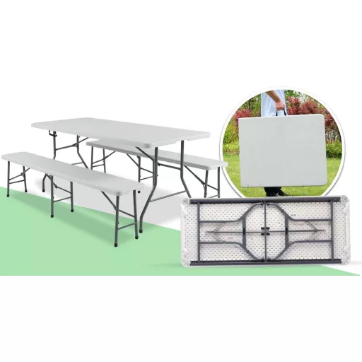 Set de Bănci pentru Bere Portabil