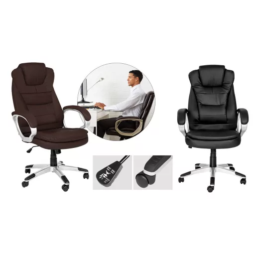 Scaun de birou directorial RELAX-gri