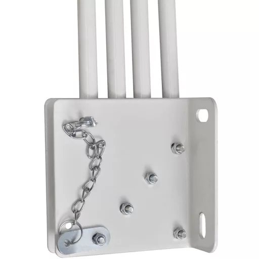 Umbrire pentru balcon tip evantai, 140 cm-gri