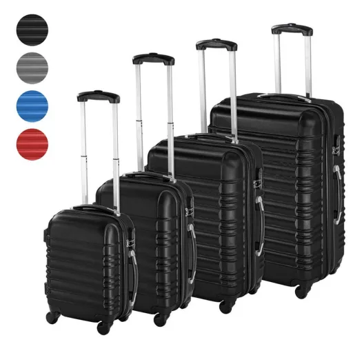 Set de 4 trolere cabina, 4 culori