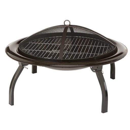 Gratar si semineu cu geanta de transport cadou