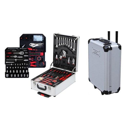 Trusa scule de 187 piese in valiza cu roti