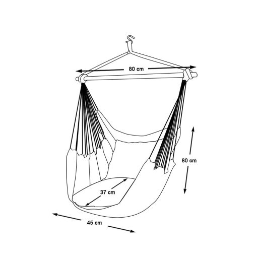 Hamac tip leagan cu perna