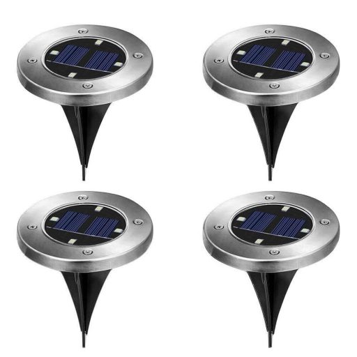 4 buc lampi solare incorporabile pentru exterior