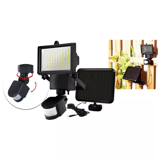 Reflector solar cu senzor de miscare, 60 LED