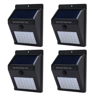 Set 4 buc lampa solara de perete
