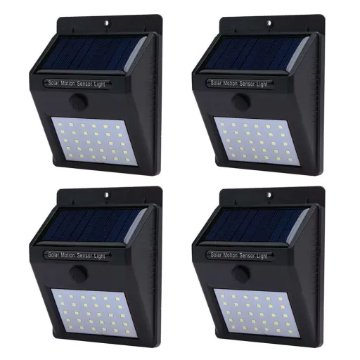 Set 4 buc lampa solara de perete
