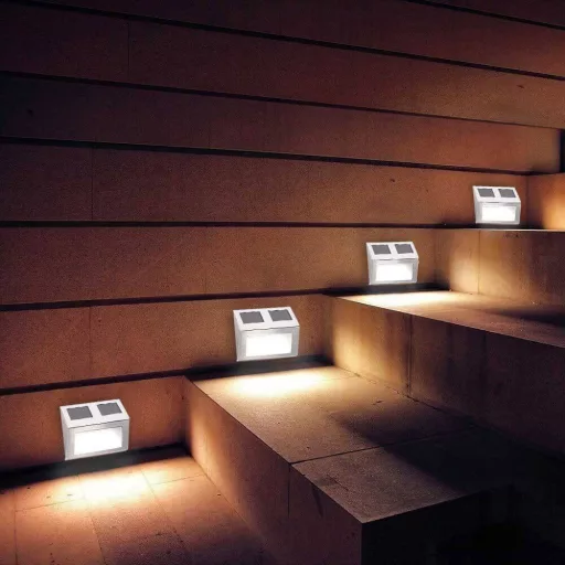 4 buc Lampa solara de perete pentru exterior
