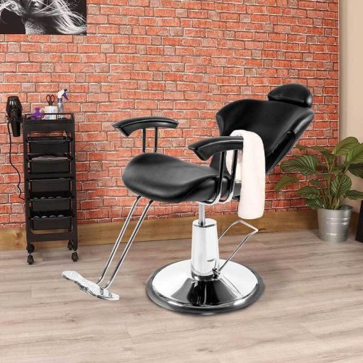 Scaun coafor cu inaltime reglabila