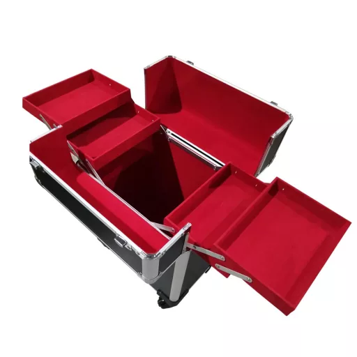 Geanta cosmetice tip troler