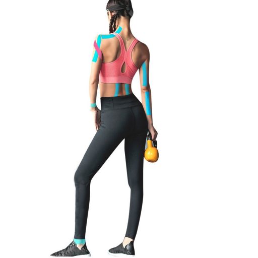 4 buc banda kinesiologica-verde