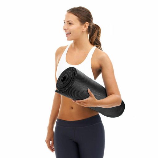 Saltea yoga cu geanta cadou-negru