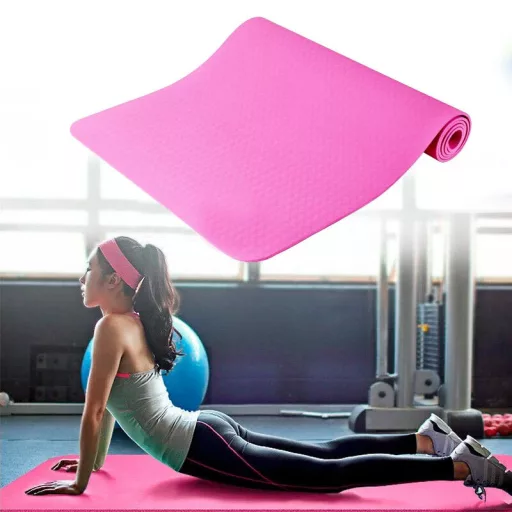 Saltea yoga cu geanta cadou-pink