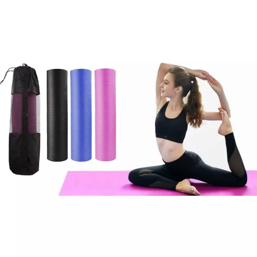 Saltea yoga cu geanta cadou-pink
