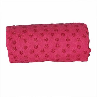 Prosop yoga anti-alunecare cu geanta cadou-pink