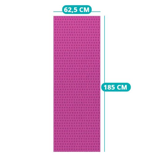 Prosop yoga anti-alunecare cu geanta cadou-pink