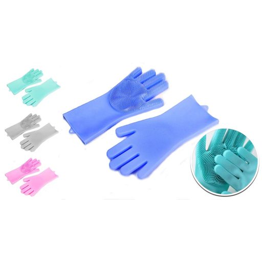 Manusi de silicon pentru spalat vase, curatare