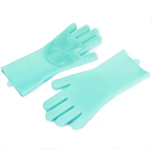 Manusi de silicon pentru spalat vase, curatare
