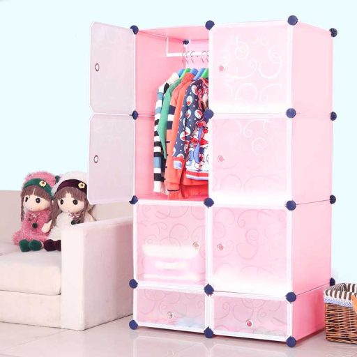 Dulap din plastic-roz