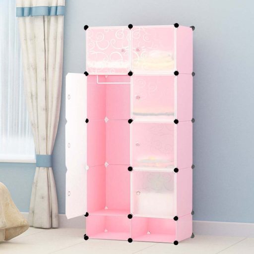 Dulap din plastic-roz
