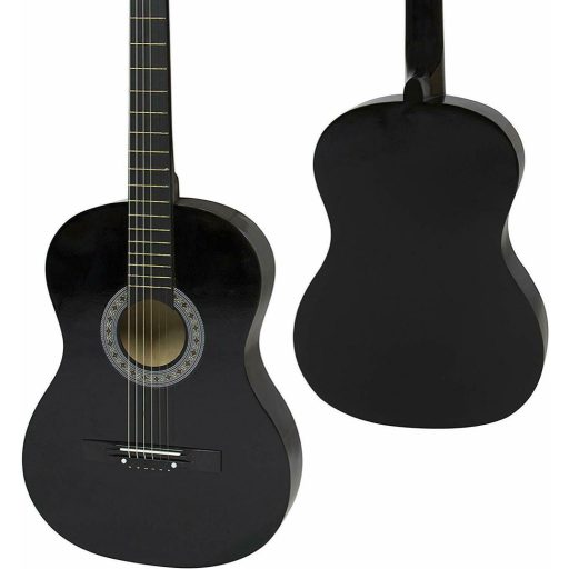 Set chitara acustica pentru incepatori, cu tuner cadou, in 2 culori