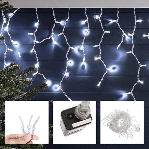 Ghirlanda luminoasa cu turturi cu LED, in 2 marimi, alb rece