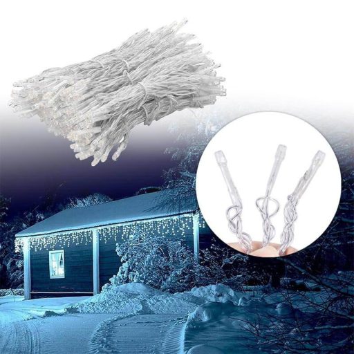 Ghirlanda luminoasa cu turturi cu LED, in 2 marimi, alb rece