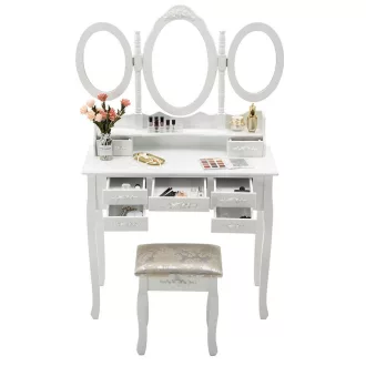   Masă de toaletă Milano, disponibilă în mai multe culori - alb