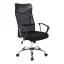 Scaun de birou ergonomic cu spatar inalt- negru