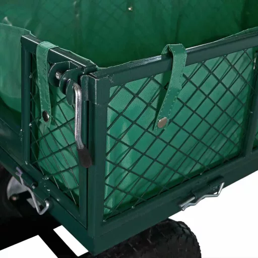 Cărărușă metalică de grădină, capacitate de încărcare 300 kg