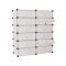 Dulap tip pantofar modular din plastic-alb