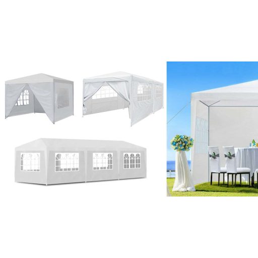 Cort evenimente, alb, 3 dimensiuni