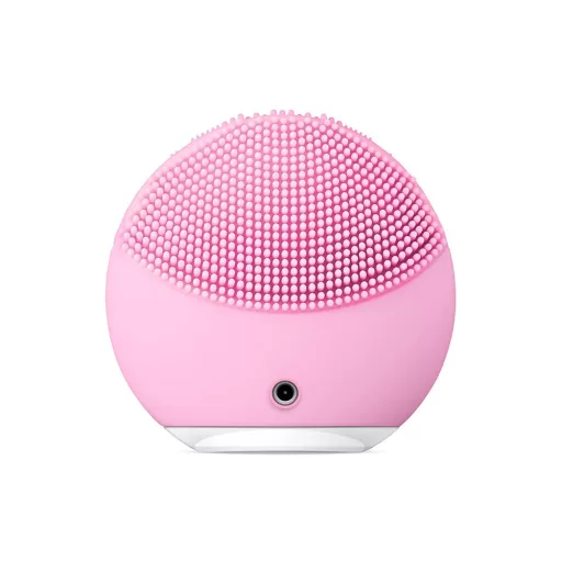 Aparat electric pentru masaj facial-roz
